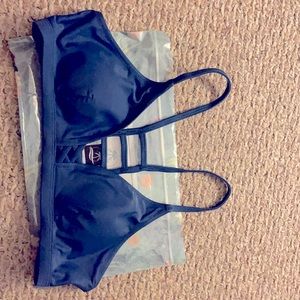Navy L bikini top only Cupshe